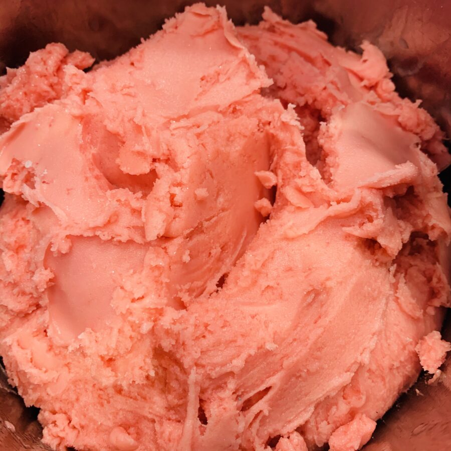 strawberry lemon sorbetto - bella gelateria