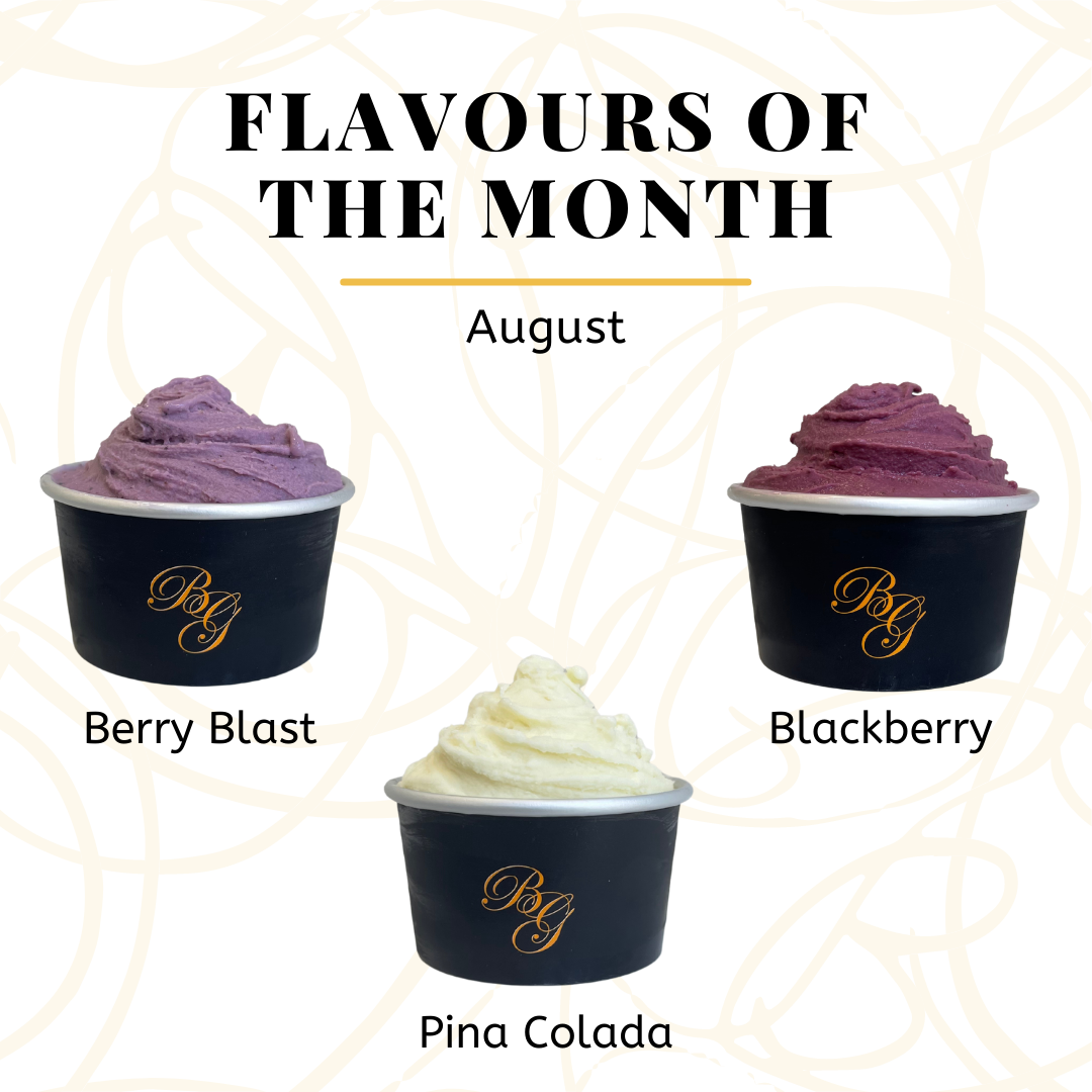 August Flavours of the Month