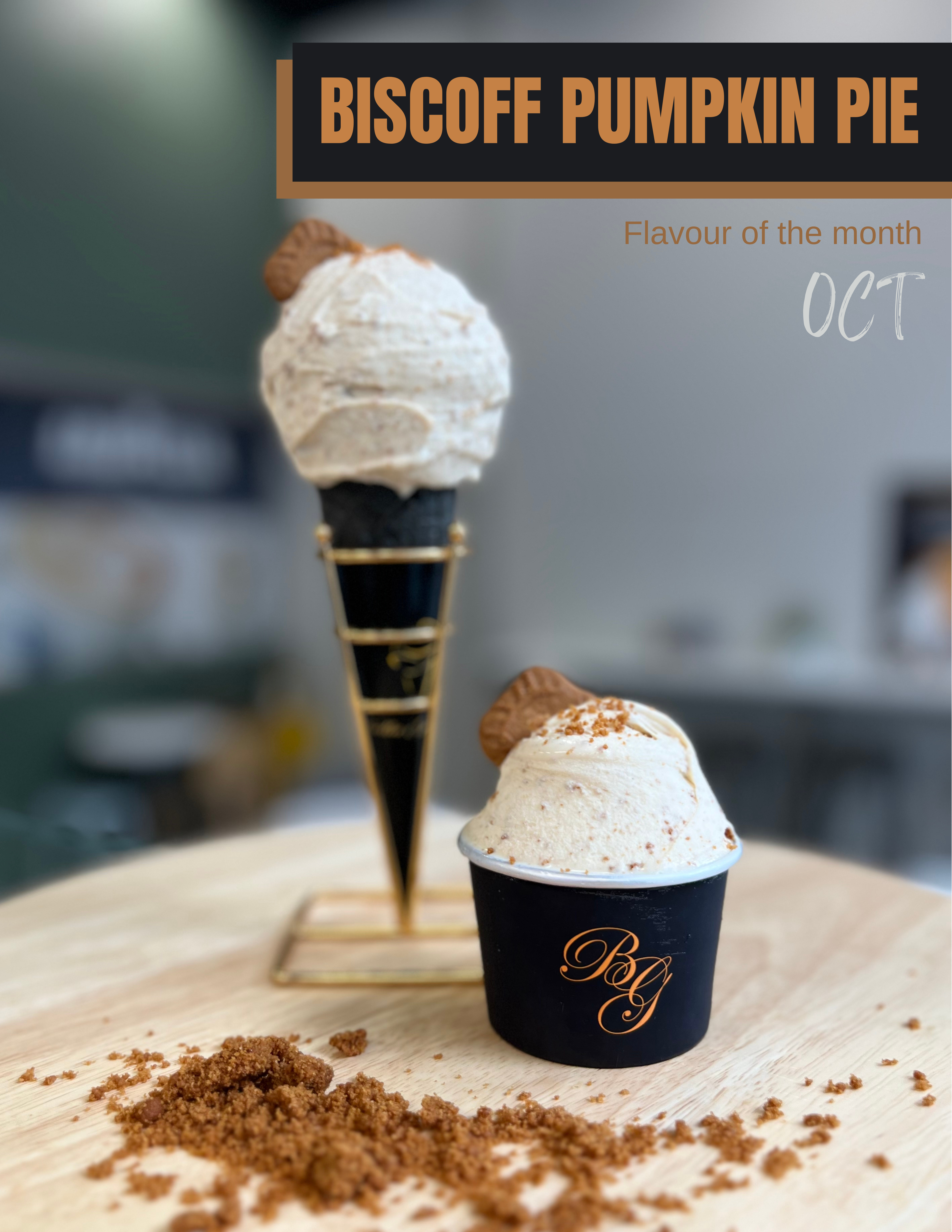 Biscoff pumpkin spice gelato - OCT FoM
